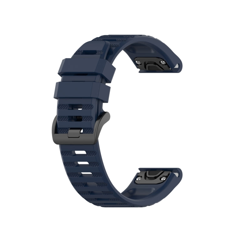 Compatible with Garmin Instinct 2X Solar Sports Silicone Watch Band(Blue) - Watch Bands by PMC TechLife | Online Shopping South Africa | PMC TechLife | Buy Now Pay Later Mobicred