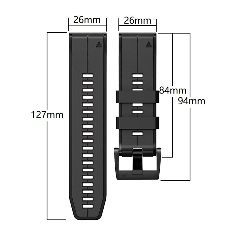 Compatible with Garmin Epix Pro 51mm Sports Two-Color Silicone Watch Band(Orange+Black) - free shipping - PMC TechLife - Order now!