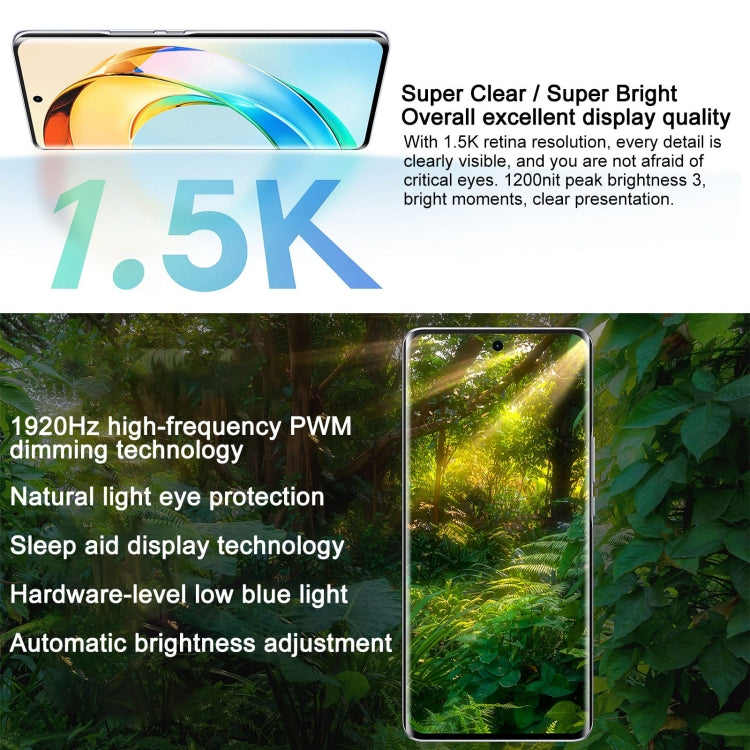 Honor X50 5G, 108MP Camera, 6.78 inch MagicOS 7.1.1 Snapdragon 6 Gen1 Octa Core up to 2.2GHz, Network: 5G, OTG, Not Support Google Play, Memory:8GB+256GB(Silver) - free shipping - PMC TechLife - Order now!
