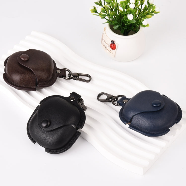 For Samsung Galaxy Buds Live / Pro Leather TWS Earphone Protective Case with Hook(Red) - Samsung Earphone Case by PMC TechLife | Online Shopping South Africa | PMC TechLife