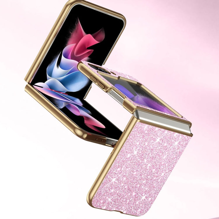 For Samsung Galaxy Z Flip5 Electroplate Glittery Shockproof Phone Case(Black) - free shipping - PMC TechLife - Order now!