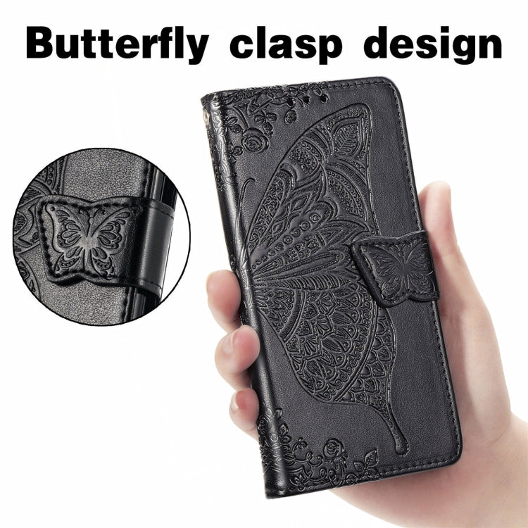 For Huawei nova 11i / Enjoy 60 Pro Butterfly Love Flower Embossed Flip Leather Phone Case(Black) - free shipping - PMC TechLife - Order now!
