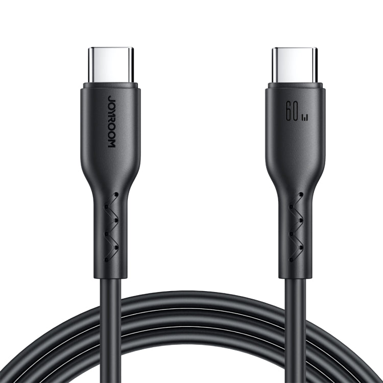 JOYROOM SA26-CC3 Flash Charge Series 60W USB-C / Type-C to USB-C / Type-C Fast Charging Data Cable, Cable Length:1m(Black) - USB-C & Type-C Cable by JOYROOM | Online Shopping South Africa | PMC TechLife | Buy Now Pay Later Mobicred