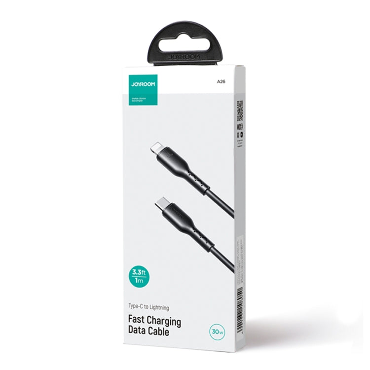 JOYROOM SA26-CL3 Flash Charge Series 30W USB-C / Type-C to 8 Pin Fast Charging Data Cable, Cable Length:1m(Black) - 2 in 1 Cable by JOYROOM | Online Shopping South Africa | PMC TechLife | Buy Now Pay Later Mobicred