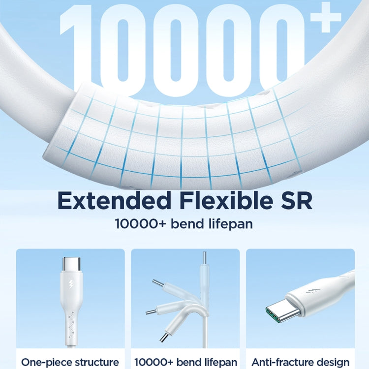 JOYROOM SA26-AC3 Flash Charge Series 3A USB to USB-C / Type-C Fast Charging Data Cable, Cable Length:1m(Black) - USB-C & Type-C Cable by JOYROOM | Online Shopping South Africa | PMC TechLife | Buy Now Pay Later Mobicred