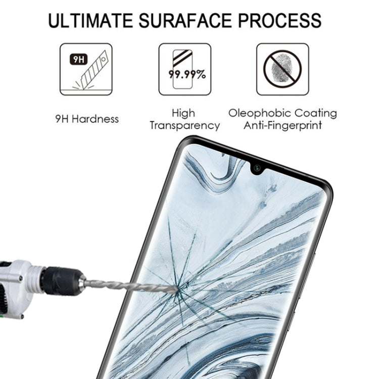 For Xiaomi Mi Note 10 25 PCS 3D Curved Edge Full Screen Tempered Glass Film(Black) -  by PMC TechLife | Online Shopping South Africa | PMC TechLife