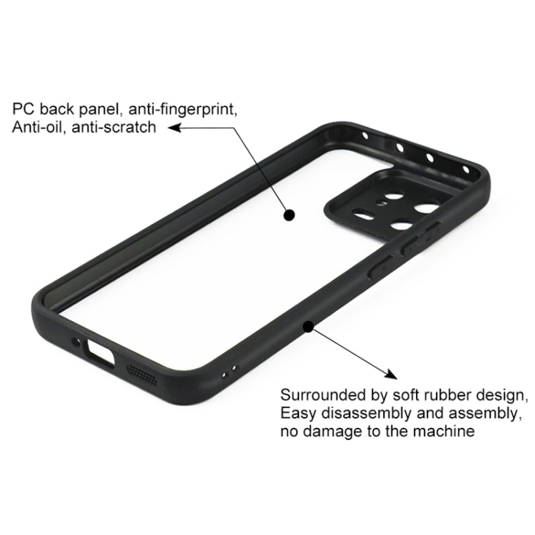 For Xiaomi 13 Frosted TPU + Transparent PC Phone Case(Black) - free shipping - PMC TechLife - Order now!