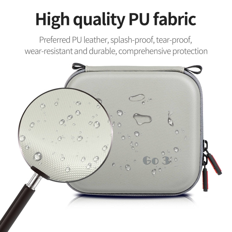 For Insta360 Go 3 STARTRC Portable PU Storage Box Case(Grey) - free shipping - PMC TechLife - Order now!