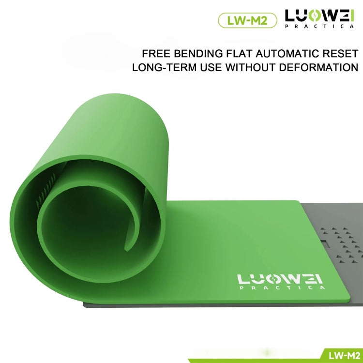 Luowei LW-M2 Multi-function Microscope Repair Silicone Pad Tin Planting Platform(Green) - free shipping - PMC TechLife - Order now!