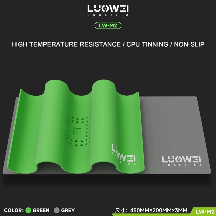 Luowei LW-M2 Multi-function Microscope Repair Silicone Pad Tin Planting Platform(Grey) - free shipping - PMC TechLife - Order now!