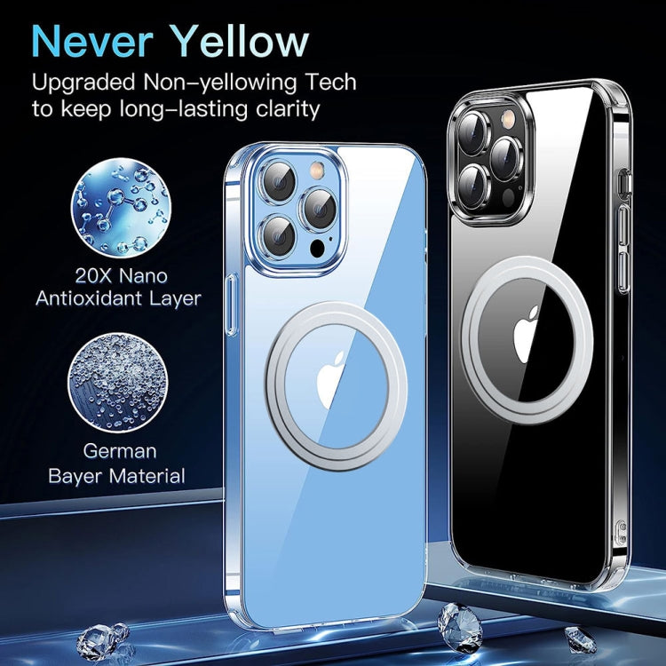 For iPhone 14 Pro Max LK Crystal Clear MagSafe Magnetic Phone Case(Transparent) - free shipping - PMC TechLife - Order now!