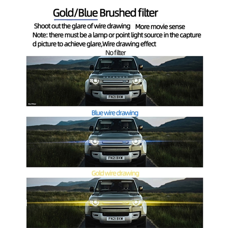 For DJI Mavic 3 Pro JSR KH Series Drone Lens Filter, Filter:Streak Drawing Blue - Lens Filter by JSR | Online Shopping South Africa | PMC TechLife | Buy Now Pay Later Mobicred