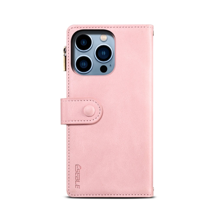 For iPhone 15 Pro ESEBLE Retro Frosted RFID Flip Leather Phone Case(Rose Gold) - iPhone 15 Pro Cases by ESEBLE | Online Shopping South Africa | PMC TechLife | Buy Now Pay Later Mobicred