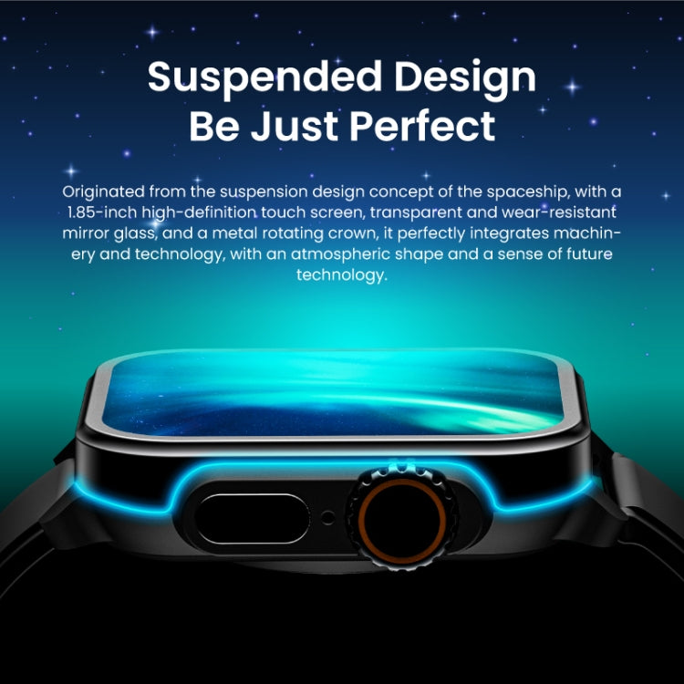 SPOVAN H6 1.83 inch TFT Screen Smart Watch Supports Bluetooth Call/Blood Oxygen Monitoring(Orange) - Smart Watches by SPOVAN | Online Shopping South Africa | PMC TechLife | Buy Now Pay Later Mobicred