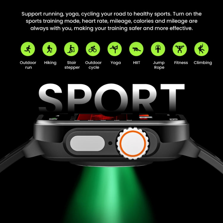 SPOVAN H6 1.83 inch TFT Screen Smart Watch Supports Bluetooth Call/Blood Oxygen Monitoring(Orange) - Smart Watches by SPOVAN | Online Shopping South Africa | PMC TechLife | Buy Now Pay Later Mobicred