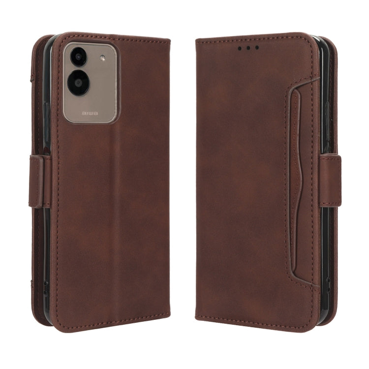 For Aiwa Phone B-2 JA3-SMP0602 Skin Feel Calf Texture Card Slots Leather Phone Case(Brown) - free shipping - PMC TechLife - Order now!