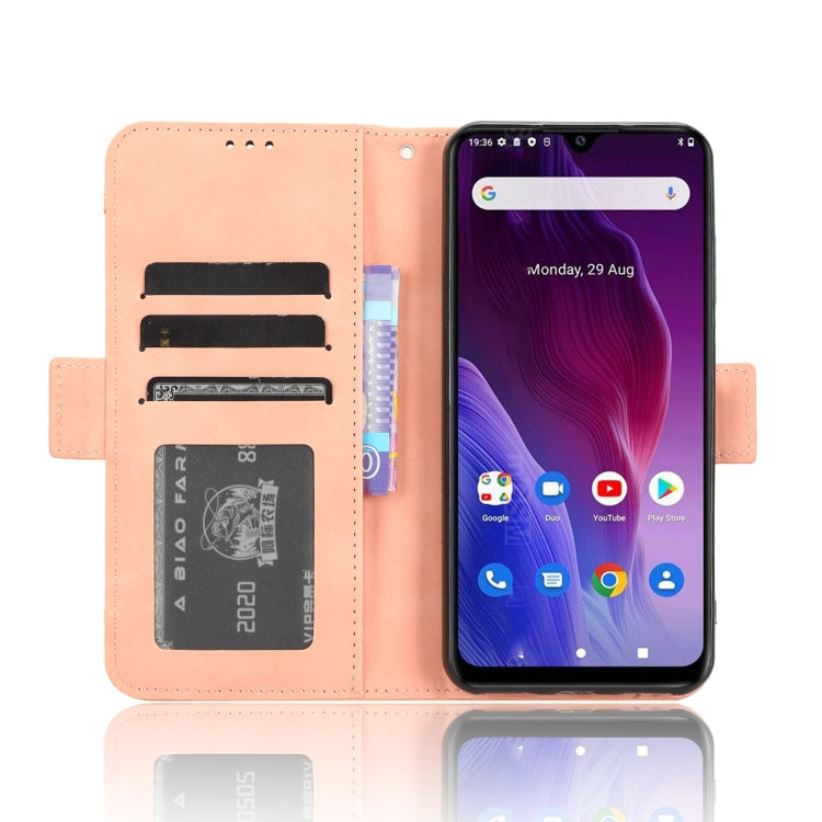 For Cubot P60 Skin Feel Calf Texture Card Slots Leather Phone Case(Pink) - free shipping - PMC TechLife - Order now!