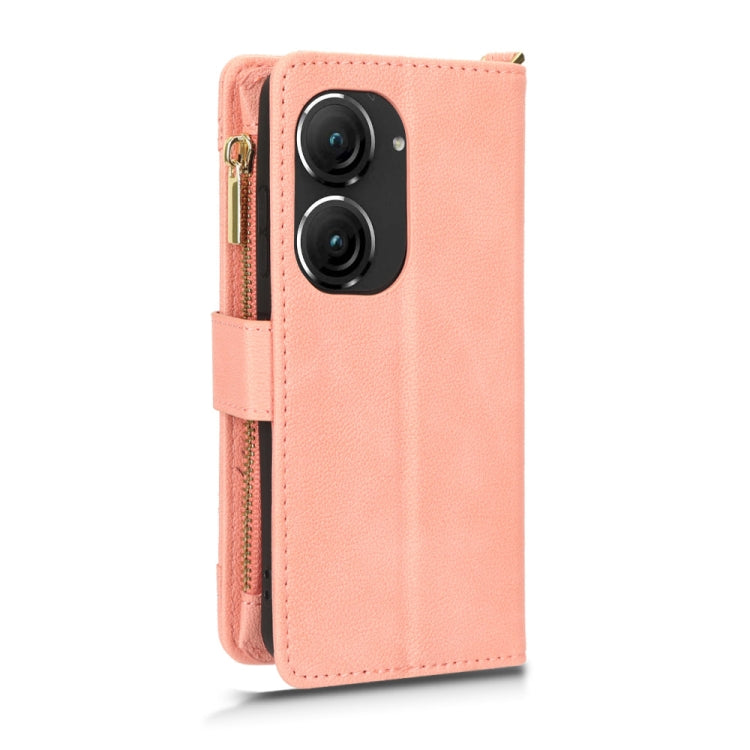 For ASUS Zenfone 10 / 9 Litchi Texture Zipper Leather Phone Case(Pink) - free shipping - PMC TechLife - Order now!