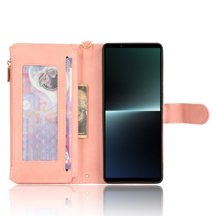 For Sony Xperia 1��� Litchi Texture Zipper Leather Phone Case(Pink) - free shipping - PMC TechLife - Order now!