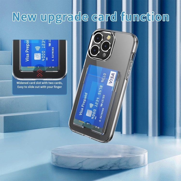 For iPhone 15 Crystal Clear Wallet Air Bag Phone Case(Transparent) - free shipping - PMC TechLife - Order now!