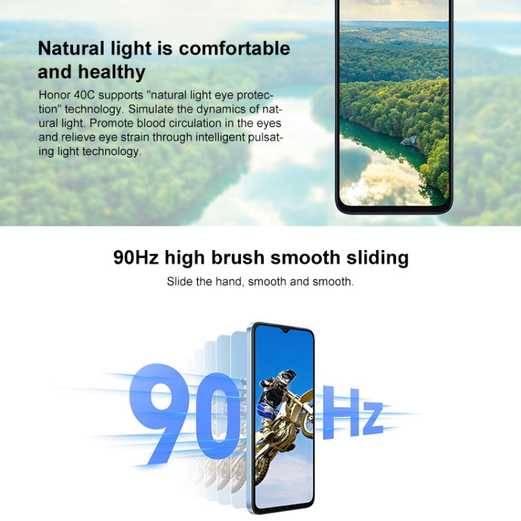 Honor Play 40C 5G, 6GB+128GB, 108MP Camera, 6.56 inch MagicOS 7.1 Snapdragon 480 Plus Octa Core up to 2.2GHz, Network: 5G, Not Support Google Play(Sky Blue) - free shipping - PMC TechLife - Order now!