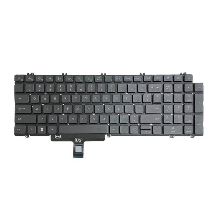 For Dell Latitude 5520 5521 Precision 3560 3561 US Version Backlight Laptop Keyboard(Black) - Dell Spare Parts by PMC TechLife | Online Shopping South Africa | PMC TechLife | Buy Now Pay Later Mobicred