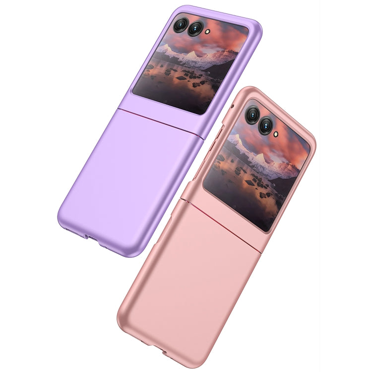 For Motorola Razr 40 Ultra GKK Ultra-thin Full Coverage Phone Case(Purple) - Motorola Cases by GKK | Online Shopping South Africa | PMC TechLife | Buy Now Pay Later Mobicred