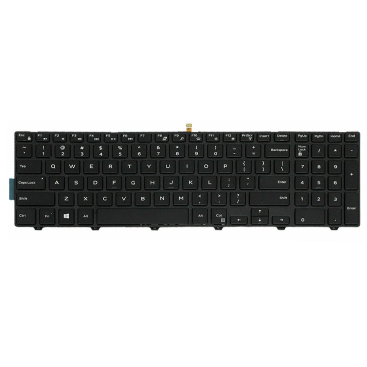 Backlight Laptop Keyboard For Dell 15-9550 / 15-3000 / 15-5542(White Word) - Dell Spare Parts by PMC TechLife | Online Shopping South Africa | PMC TechLife | Buy Now Pay Later Mobicred