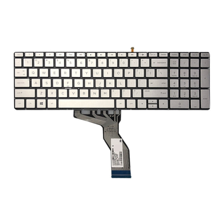 For HP 15-BS / 15-CC US Version Laptop Backlight Keyboard(Silver) - HP Spare Parts by PMC TechLife | Online Shopping South Africa | PMC TechLife