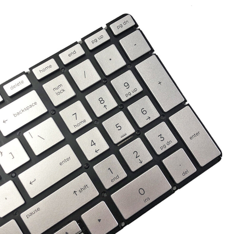 For HP 15-BS / 15-CC US Version Laptop Backlight Keyboard(Silver) - HP Spare Parts by PMC TechLife | Online Shopping South Africa | PMC TechLife