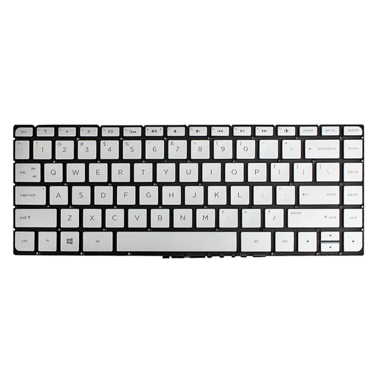 For HP Spectre 15-AP US Version Laptop Backlight Keyboard(Silver) - HP Spare Parts by PMC TechLife | Online Shopping South Africa | PMC TechLife | Buy Now Pay Later Mobicred