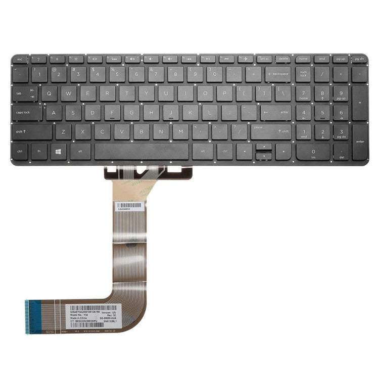 For HP 15-P000 / 17-F000 US Version Laptop Backlight Keyboard - HP Spare Parts by PMC TechLife | Online Shopping South Africa | PMC TechLife