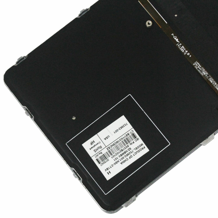 For HP Elitebook 1020 G1 US Version Laptop Backlight Keyboard - HP Spare Parts by PMC TechLife | Online Shopping South Africa | PMC TechLife