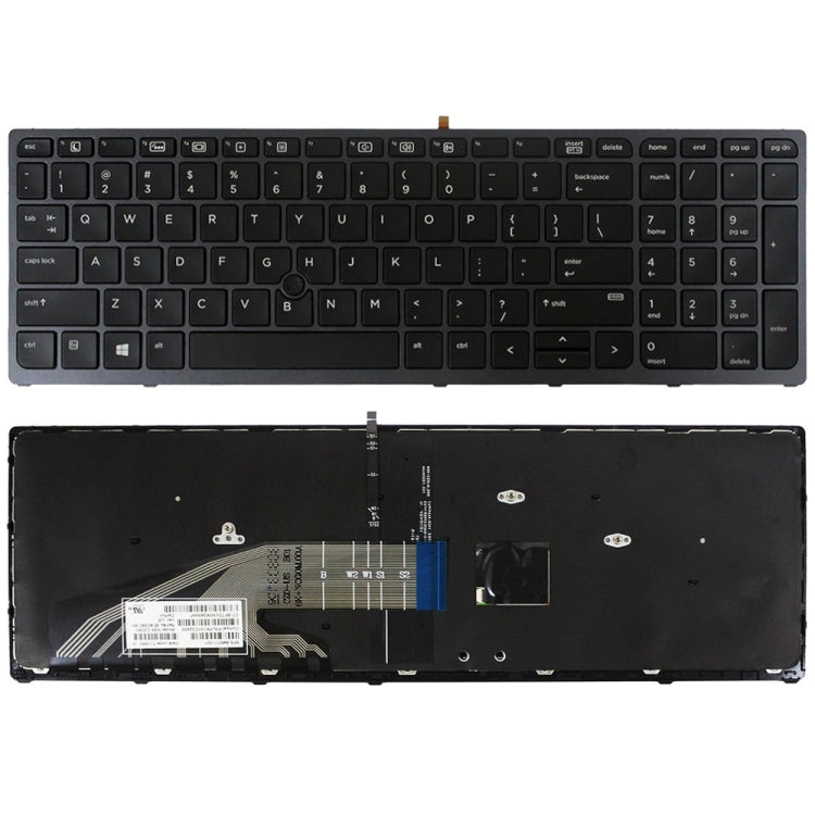 For HP Probook 470 G3 US Version Laptop Backlight Keyboard - HP Spare Parts by PMC TechLife | Online Shopping South Africa | PMC TechLife