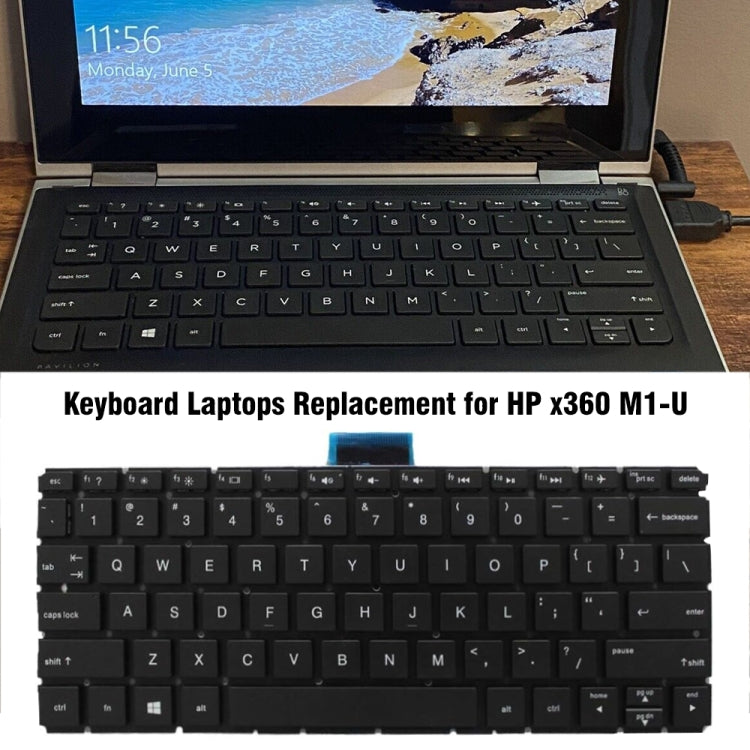 For HP M1-U / 11-K US Version Laptop Keyboard - HP Spare Parts by PMC TechLife | Online Shopping South Africa | PMC TechLife