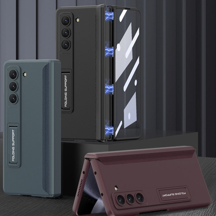 For Samsung Galaxy Z Fold5 GKK Integrated Magnetic Full Coverage Folding Phone Case(Gold) - Galaxy Z Fold5 Cases by GKK | Online Shopping South Africa | PMC TechLife | Buy Now Pay Later Mobicred