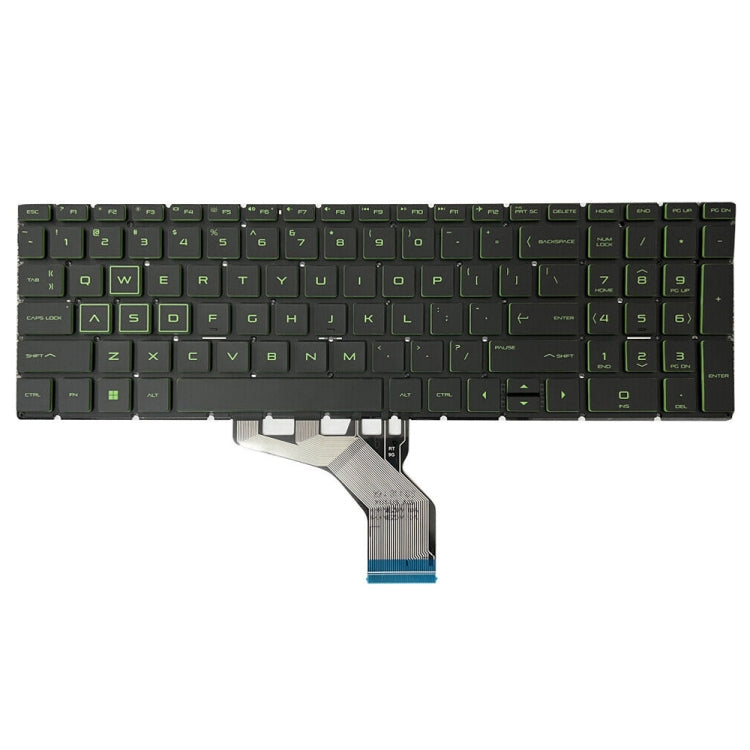 For HP Pavilion Gaming 15-DK US Version Laptop Backlight Keyboard(Green) - HP Spare Parts by PMC TechLife | Online Shopping South Africa | PMC TechLife