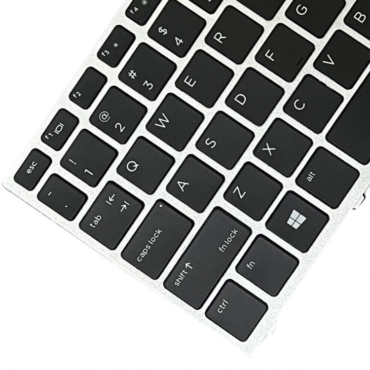For HP ProBook 650 G4 Silver Frame US Version Laptop Backlight Keyboard - HP Spare Parts by PMC TechLife | Online Shopping South Africa | PMC TechLife | Buy Now Pay Later Mobicred