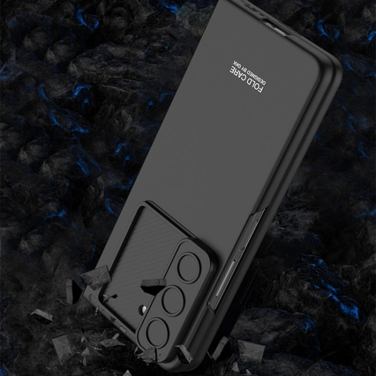 For Samsung Galaxy Z Fold5 GKK Integrated Ultra-thin Sliding Camshield Flip Phone Case(Light Blue) - free shipping - PMC TechLife - Order now!
