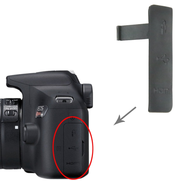 For Canon EOS 1300D OEM USB Cover Cap - USB Cover Cap by PMC TechLife | Online Shopping South Africa | PMC TechLife
