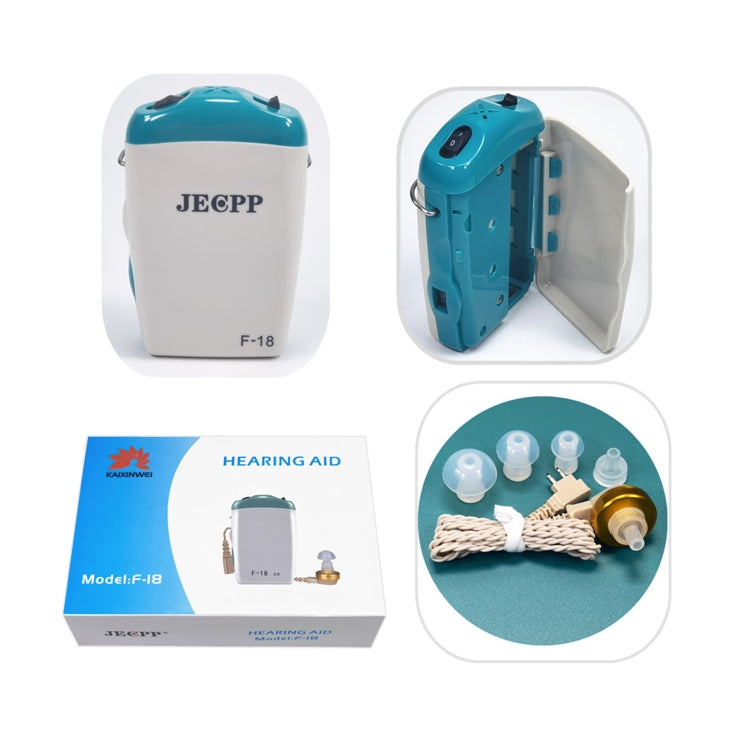 KAIXINWEI F-18 DC1.5V In-ear Hearing Aid Sound Amplifier(White) - Hearing Aids by PMC TechLife | Online Shopping South Africa | PMC TechLife