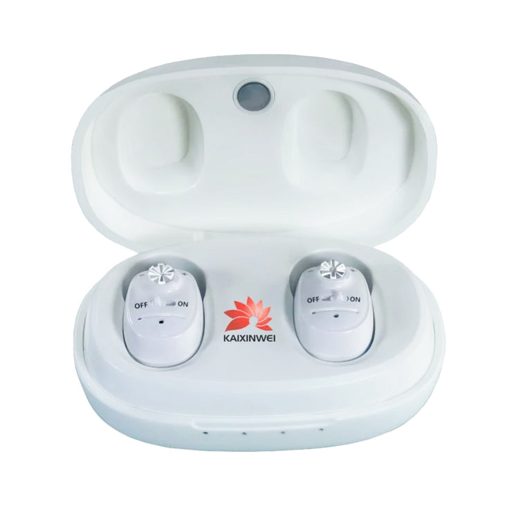 KAIXINWEI VHP-1607B DC3.7V In-ear Hearing Aid Sound Amplifier(White) - Hearing Aids by PMC TechLife | Online Shopping South Africa | PMC TechLife | Buy Now Pay Later Mobicred