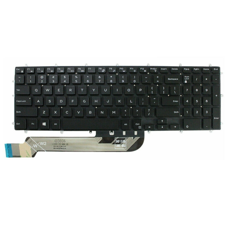 For Dell Inspiron 15-7566 / 17-7000 Series Laptop Keyboard(Black) - Dell Spare Parts by PMC TechLife | Online Shopping South Africa | PMC TechLife