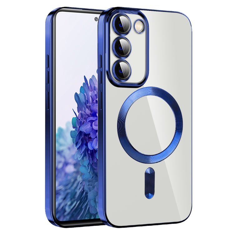 For Samsung Galaxy S20 FE CD Texture Plating TPU MagSafe Phone Case with Lens Film(Royal Blue) - free shipping - PMC TechLife - Order now!