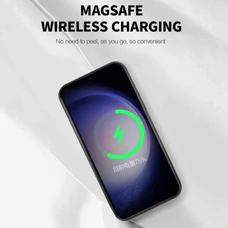 For Samsung Galaxy S20 Ultra CD Texture Plating TPU MagSafe Phone Case with Lens Film(Brown) - Galaxy Phone Cases by PMC TechLife | Online Shopping South Africa | PMC TechLife | Buy Now Pay Later Mobicred