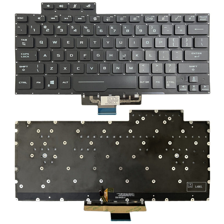 For ASUS ROG G14 Zephyrus GA401 GA401I US Version Backlight Laptop Keyboard(Black) - Asus Spare Parts by PMC TechLife | Online Shopping South Africa | PMC TechLife