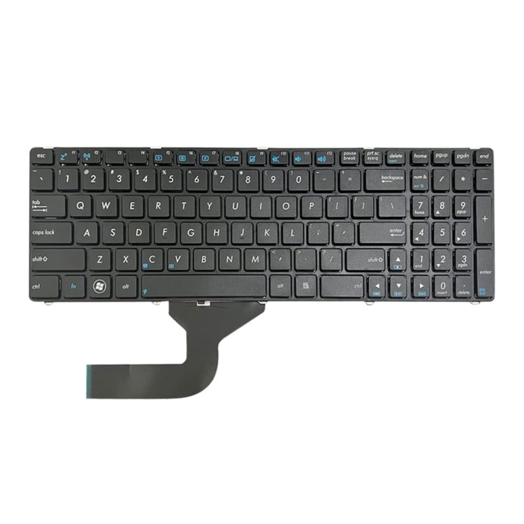 For AsusX53S X54H X55V K52 K53 G51 US Version Laptop Keyboard(Black) - Asus Spare Parts by PMC TechLife | Online Shopping South Africa | PMC TechLife | Buy Now Pay Later Mobicred