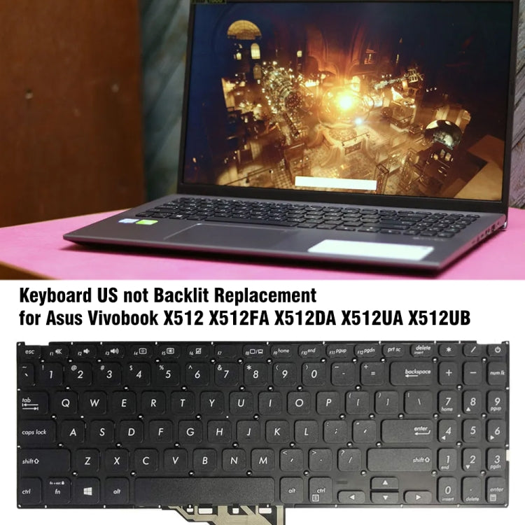 US Version Laptop Keyboard For Asus Vivobook X512 X512FA X512DA(Black) - free shipping - PMC TechLife - Order now!