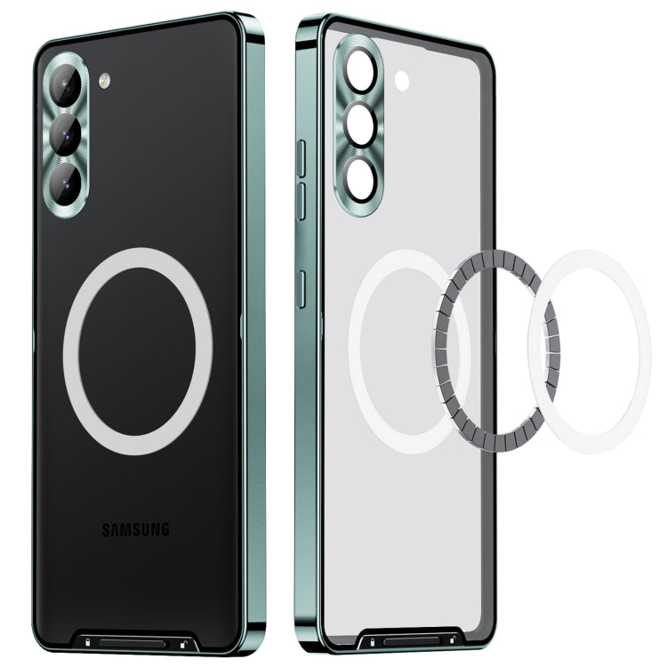 For Samsung Galaxy S24+ 5G MagSafe Magnetic Frosted Metal Phone Case(Green) - free shipping - PMC TechLife - Order now!