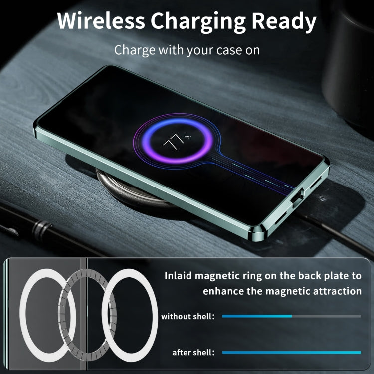 For Samsung Galaxy S24 Ultra 5G MagSafe Magnetic Frosted Metal Phone Case(Green) - free shipping - PMC TechLife - Order now!